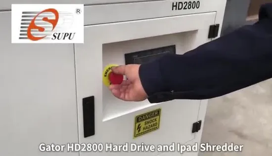 Data Destruction Shreding E-Waste for Data Security and Electronics Recycling Shredder HD2800